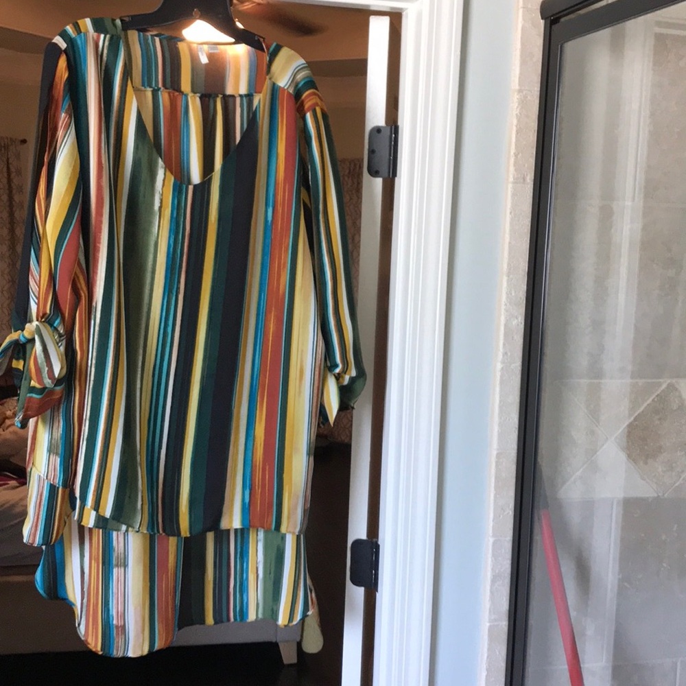 Light weight colorful flattering blouse